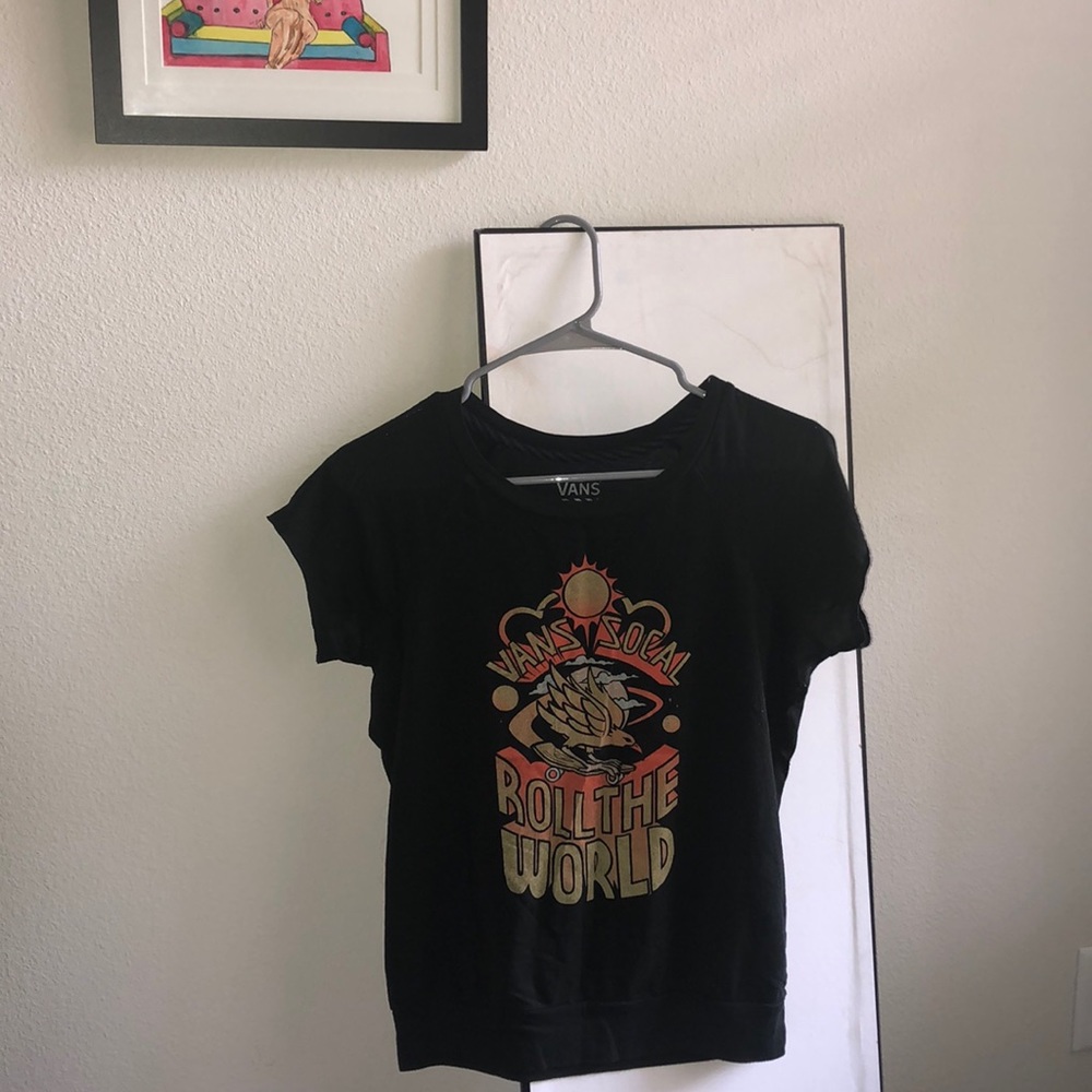 Black Vans Vintage Tee